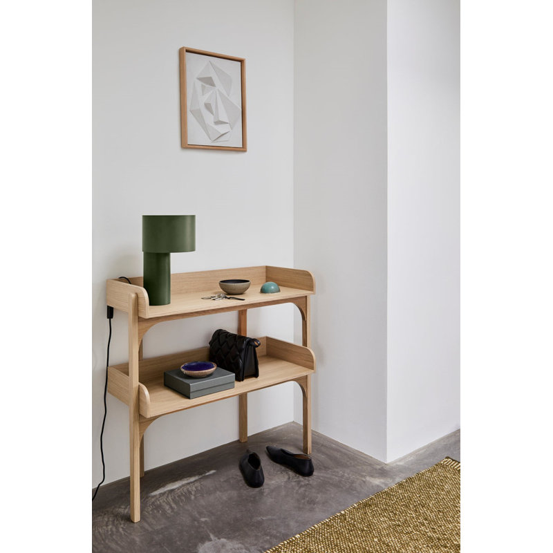 Tangent Table Lamp, Forest Green, Black