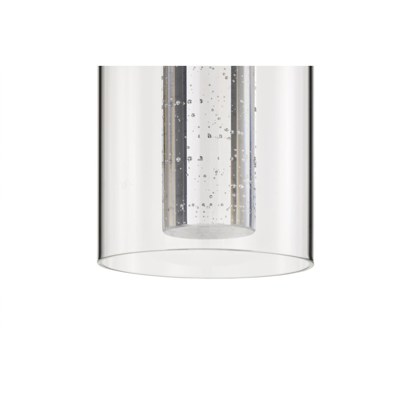 Luminaire suspendu 7 lumières cylindriques 7 lumières