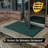 Mayberry Rug Weather Guard Door Mat, Made in the USA, Heavy Duty Entrance Mats, Commercial Office Doormat, Waterproof, Vinyl Backing, Boot Scraper, Green 4'x6'-119783197