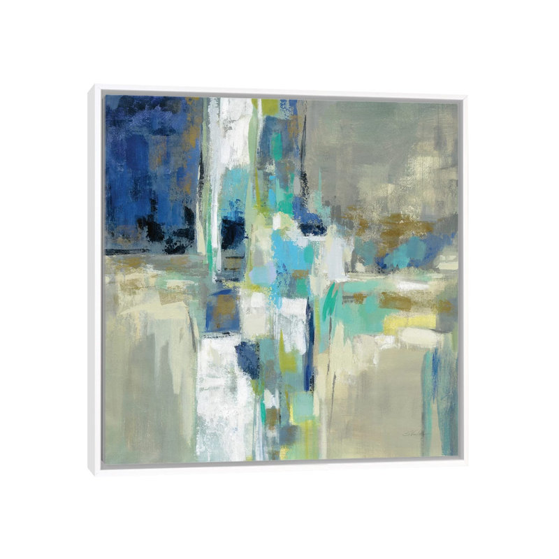 «Spring Water» par Silvia Vassileva - reproduction d'art, Pas de tapis, H 18 po x l 18 po x 1,5 po, Toile blanche encadrée