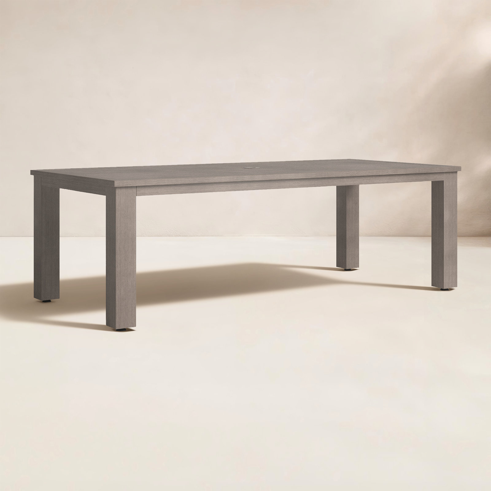 Pascaline 42.13'' Aluminum Outdoor Dining Table