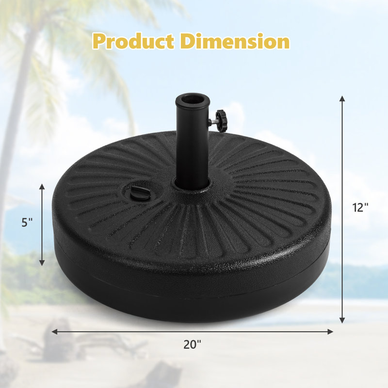 Rivalee Metal Umbrella Base