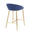 Tabouret de comptoir de 25,75 po Brielle-1195090134