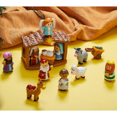 Ensemble de crèche de Noël 13 pièces