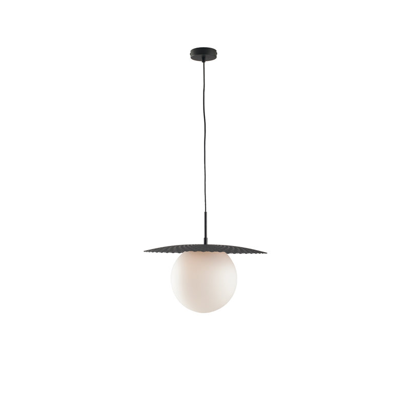 Spiceland 1 - Light Single Pendant, Black, 160cm H x 30cm W x 30cm D, Black