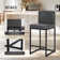 Upholstered 24" Counter Kitchen Stool Set of 2