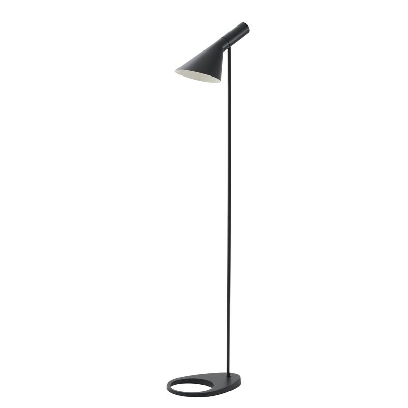 Lampe sur pied 1 lumière Shiffer, Noir