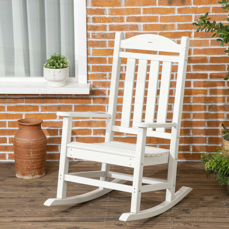 Norene Outdoor Chair, White