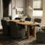AYLA Oval Solid Oak Dining Table