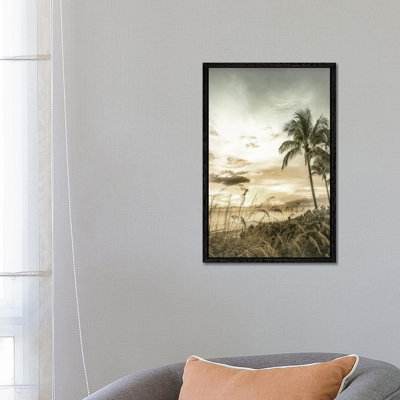 Bonita Beach Bright Sunset by Melanie Viola - Print on Canvas