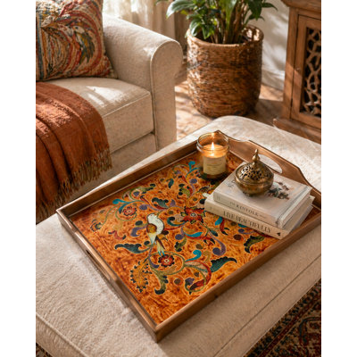 Feleshia Glass Tray