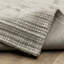 Tapis gris / ivoire à motif de viscose et de laine Solveigh-1282406535