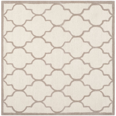 Cannen Hand Tufted Wool Geometric Rug