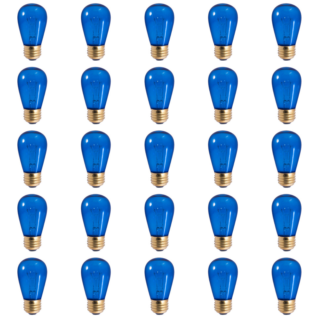 11 Watt S14 E26/Medium (Standard) Dimmable Incandescent Bulb (Set of 25) Bulbrite Industries