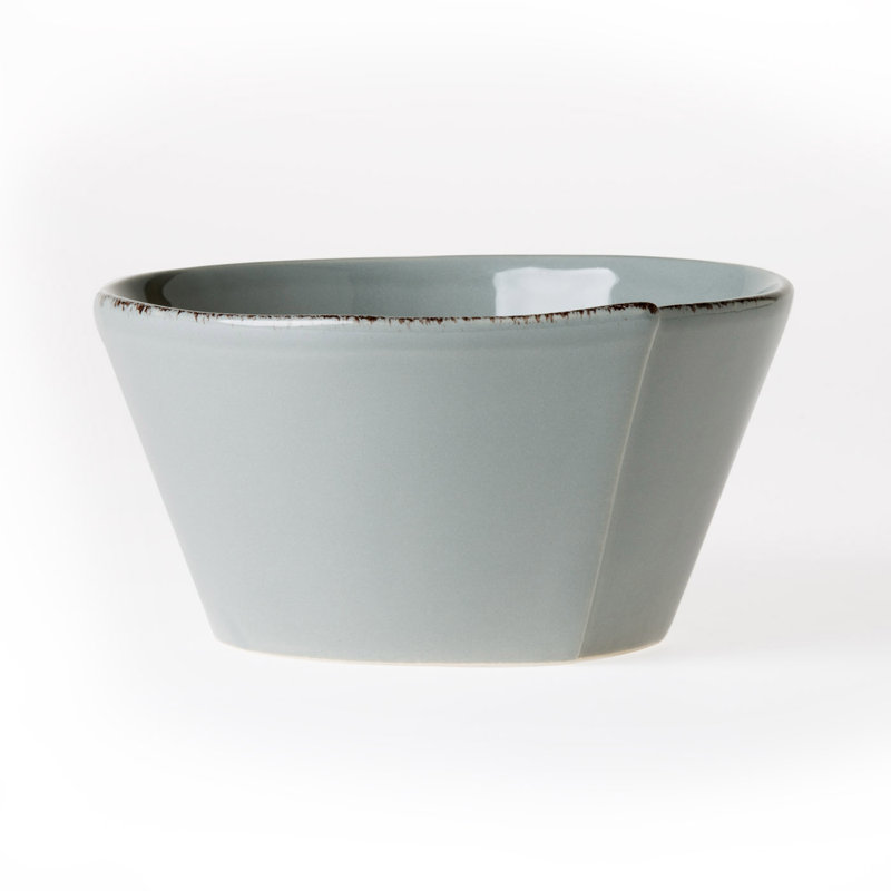Lastra Handmade Stoneware Cereal Bowl, Gray