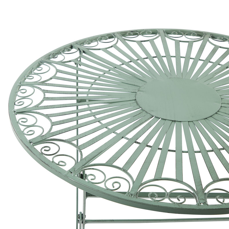 Cotto 2 - Person Metal Patio Dining Set with Round Table