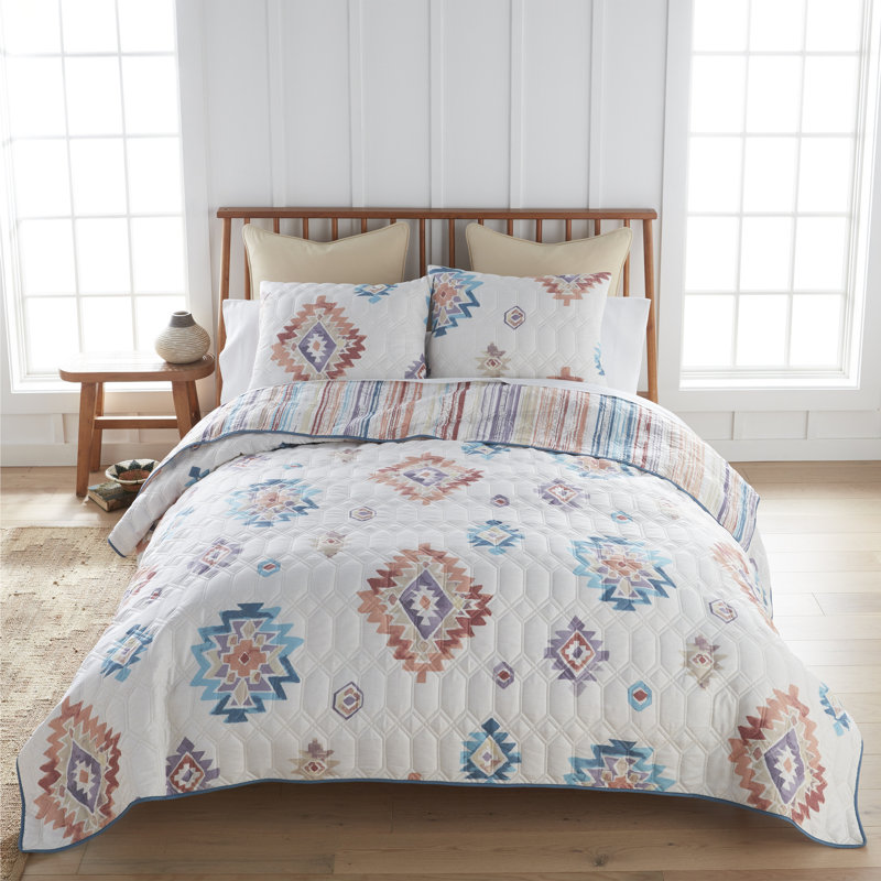 Ensemble de courtepointe pour grand lit 3 pièces Your Your Lifestyle par Donna Sharp Bonita Southwest