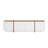 Modern TV Stand with Soft-Close Hinges, White & Atlantic Pine Finish, 70.9 x 18.1 x 13.8 inches | 100% Melamine Coated Particle Board, Thickness: 0.7 inches | Stylish & Functional Design for Living Room & Entertainment Spaces-2052947579