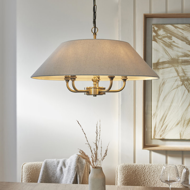 Abdulkader 5 - Light Chandelier, Brass