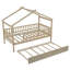 Lit en bois avec lit gigogne simple-171366147-171366145