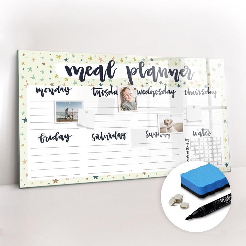 Magnetic Glass Dry Erase Board