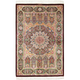 Persian Silk Oriental Area Rug