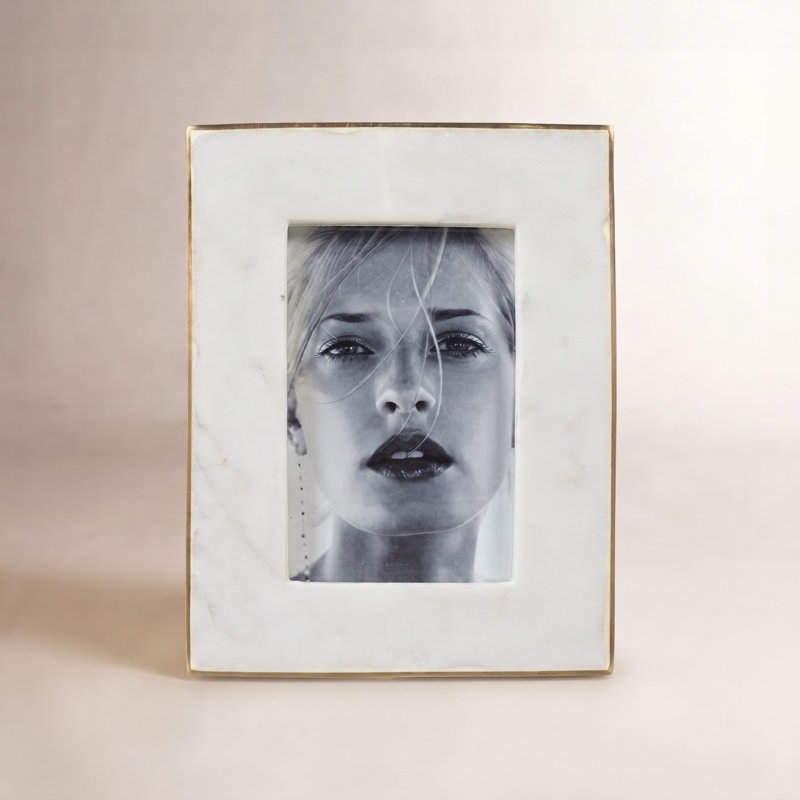 Cadre photo Gibbs matte en blanc, 4 po x 6 po