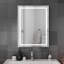 Rectangle LED Bathroom Mirror Fog Free Touch Sensor-253143532