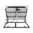 Electric Bed Lifting Backrest Adjustable Backrest Lift Device, 2°-80° Reclining Angle with Remote