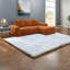 Spacieux canapé modulaire orange, chenille de qualité supérieure, style moderne pour le salon