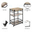 Griess 92cm H x 77.5cm W Utility Cart with Wheels