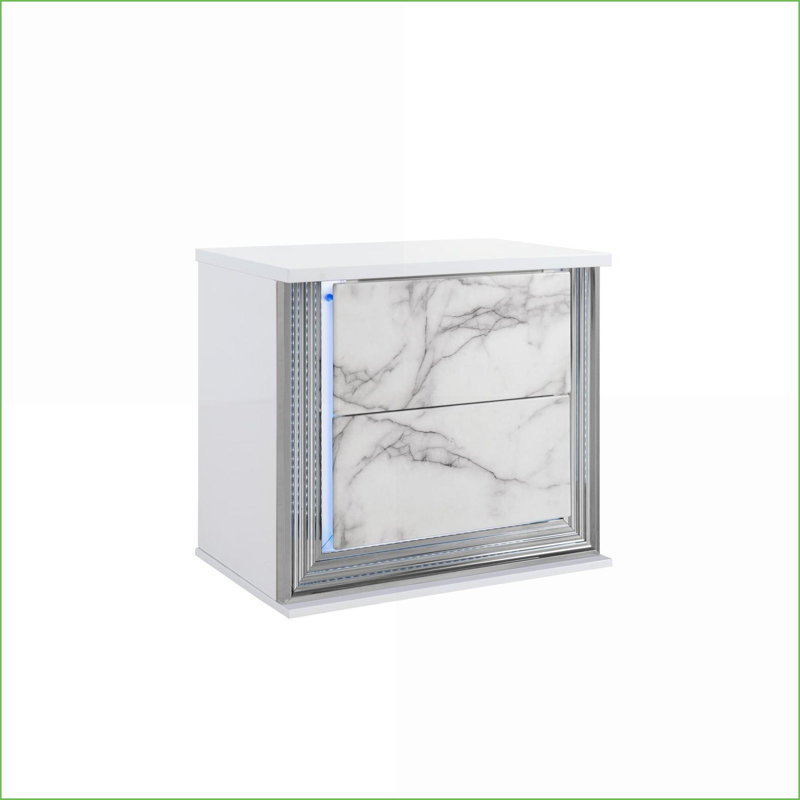 Table de chevet Modern White