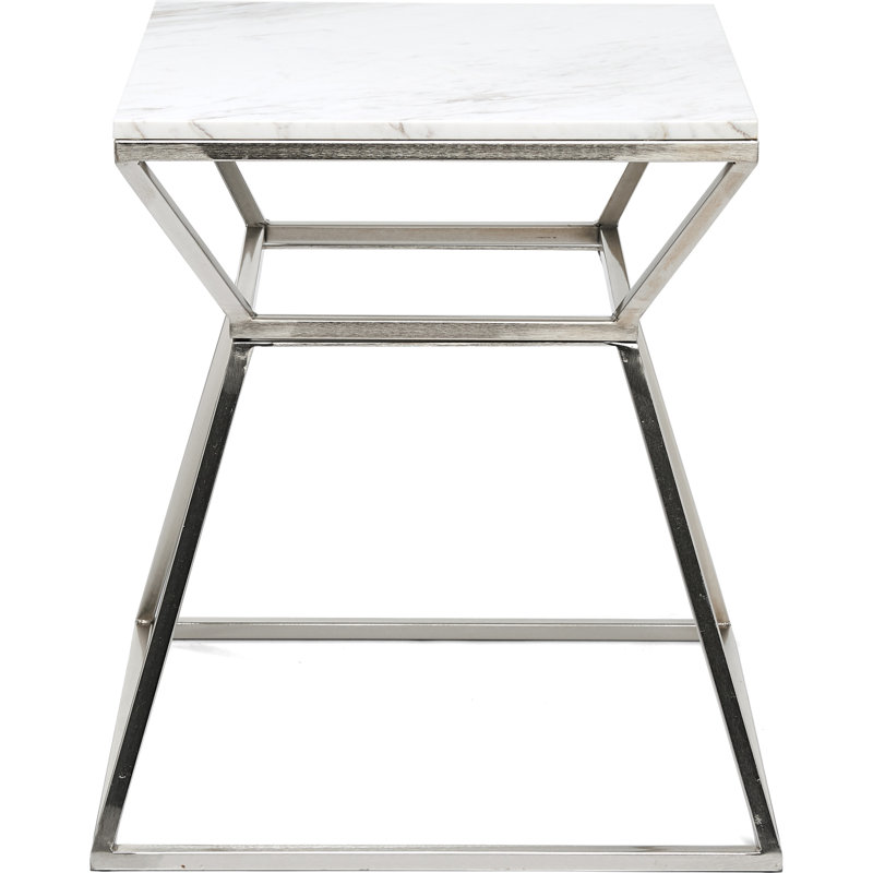 Table d'appoint Audrey Decor, Argent