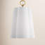 1 - Light Small Hanging Shade Burnished Brass