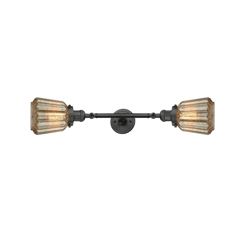 Vinson 2 - Light Dimmable Vanity Light, Oil Rubbed Bronze, Mercury