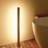 All-Solid Wood Floor-Standing Ambient Lighting For A Family Bedroom