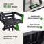 Outdoor Swivel Bar Stools, Patio Bar Chair With 360° Swivel & Ladderback-130569880