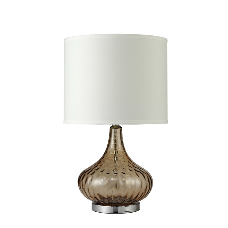 24.5" Tall Glass Table Lamp "Courtney"
