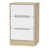 White Matt/Bardolino Oak
