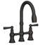Jacobean Pull Down Kitchen Bridge Faucet-1232063105-1231961798