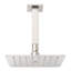 8" Modern Square Rainfall Shower Head With 12" Square Ceiling-Mount Arm - 2.5-50872681-50872680