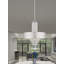Lustre empire unique à 4 lumières avec accents de cristal Feltman