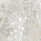 Zen Floral Metallic Wallpaper Double Roll