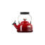 Le Creuset Enamel On Steel Whistling Kettle 1.7 Qt Cerise Light Gold Heart Knob-1638489526