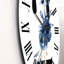 Art floral avec numéro deux II - Horloge murale traditionnelle-1802592707