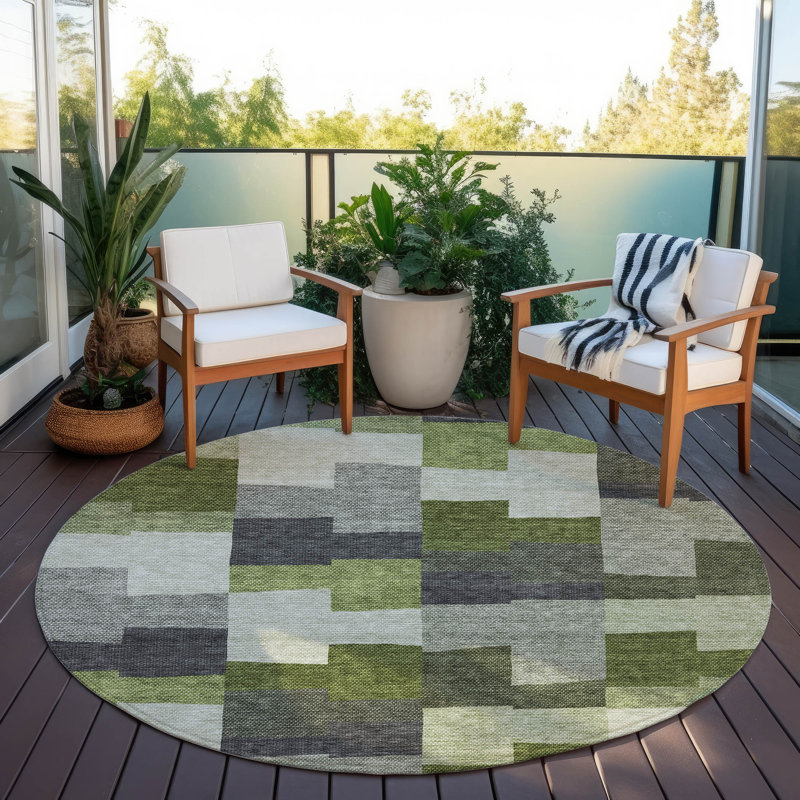  Melania Area Rug, Round 8'