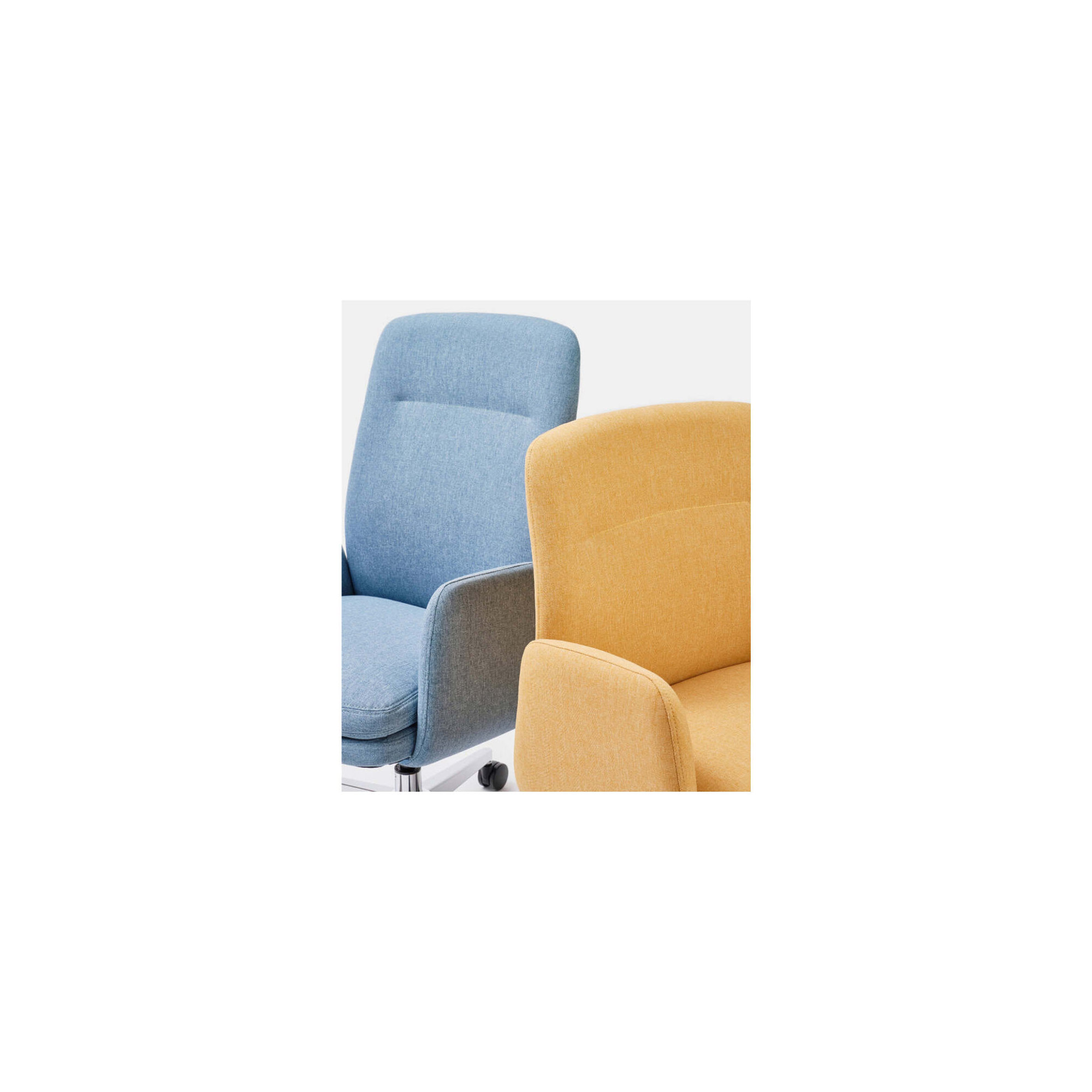 Softside Chair - Midback - Fabric, Skylight, 36"