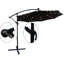 Parasol à énergie solaire 10 pi - Toile à décoloration, 8 nervures pour patio, piscine, patio, lumières à DEL, nervures, jardin-148486630