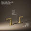 Occasion 2.58" W x 4.06" H Bathroom Faucet Handle-2030969159