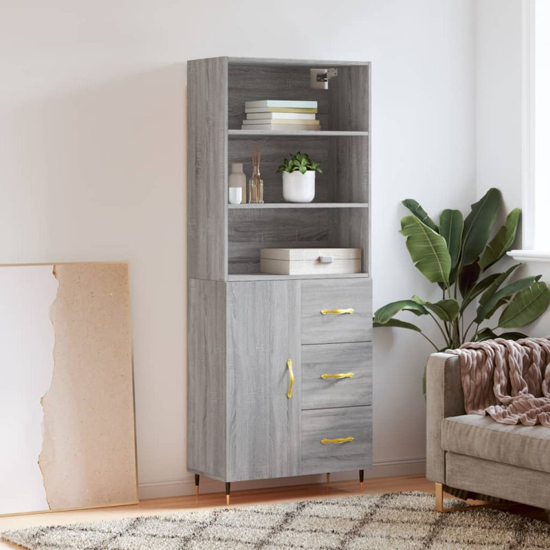 Ottokar 69.5cm Sideboard, Grey Sonoma